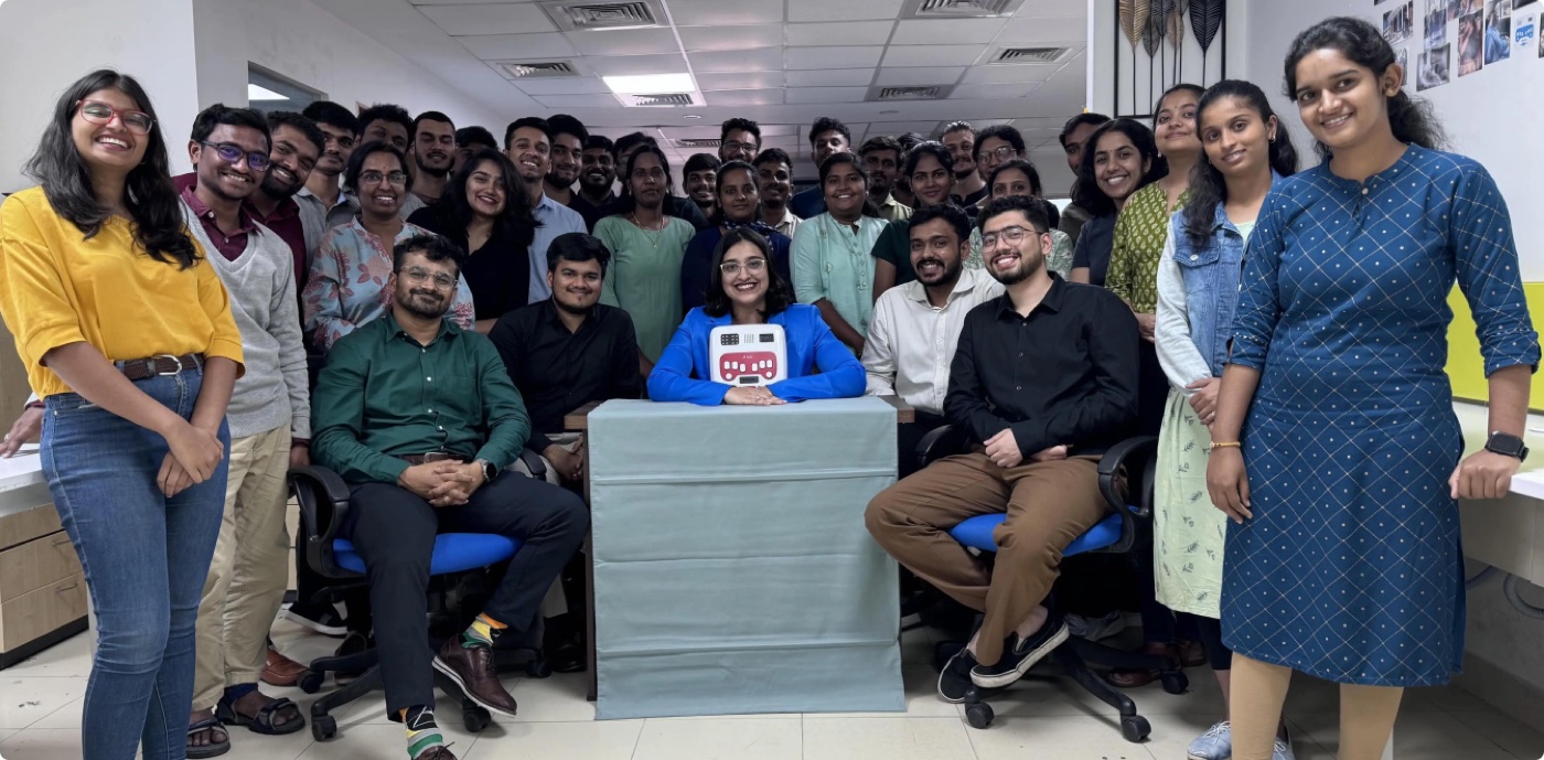 The Thinkerbell Labs team together in the office.